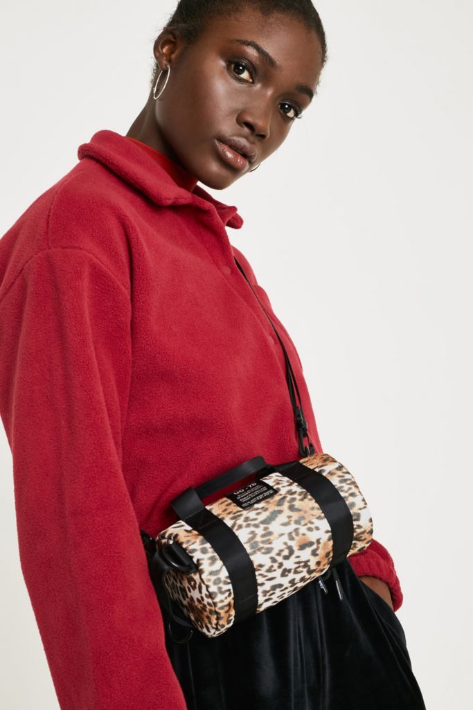 UO XS Leopard Print Barrel Bag | Urban Outfitters UK