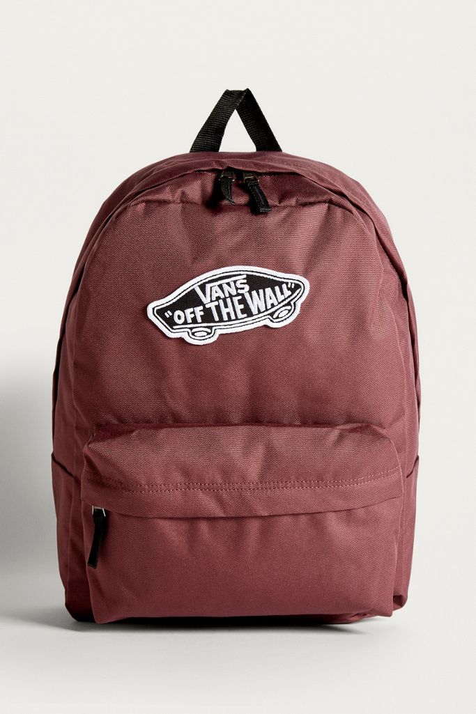 Vans Realm Purple Backpack Urban Outfitters UK