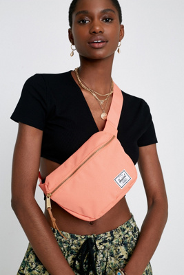 coral bum bag