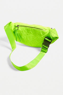 neon green bum bag