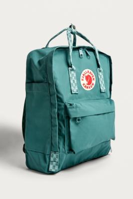 fjallraven kanken checkered straps