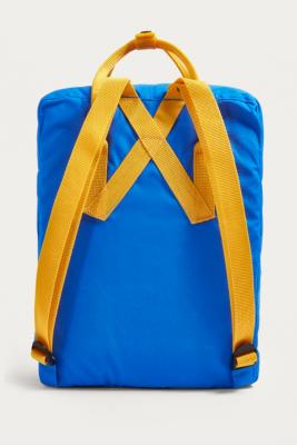 kanken un blue warm yellow