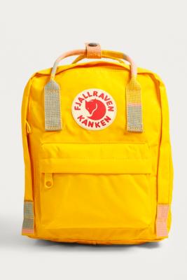 yellow kanken bag