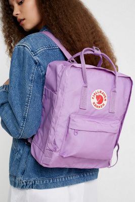 kanken backpack lilac