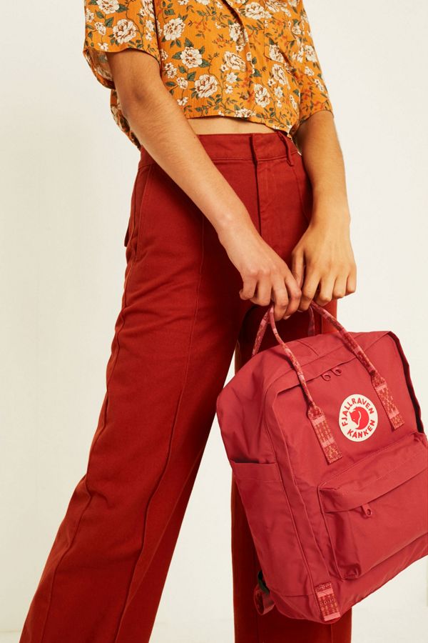 Fjallraven Kanken Folk Red Backpack Urban Outfitters UK
