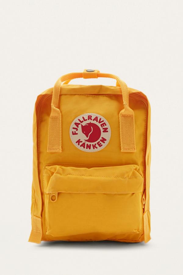Fjallraven Kanken Warm Yellow Mini Backpack | Urban Outfitters UK