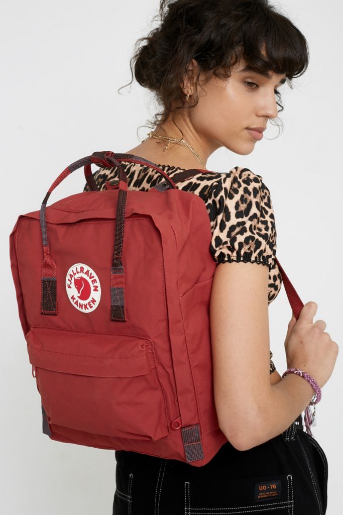 Fjallraven Kanken Random Stripe Handle Backpack | Urban Outfitters UK