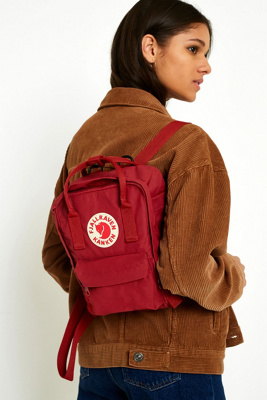 kanken mini red
