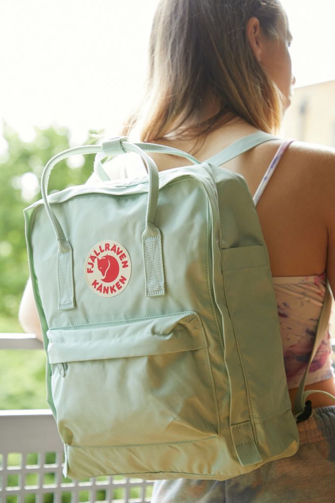 Fjallraven Kanken Mint Green Backpack | Urban Outfitters UK