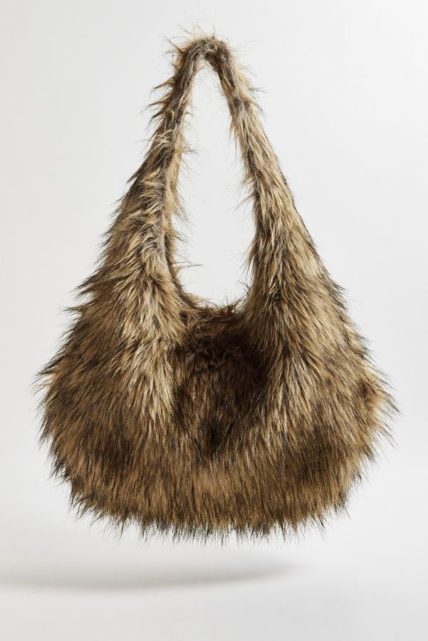 Slide View: 3: UO Jesse Faux Fur Shoulder Bag