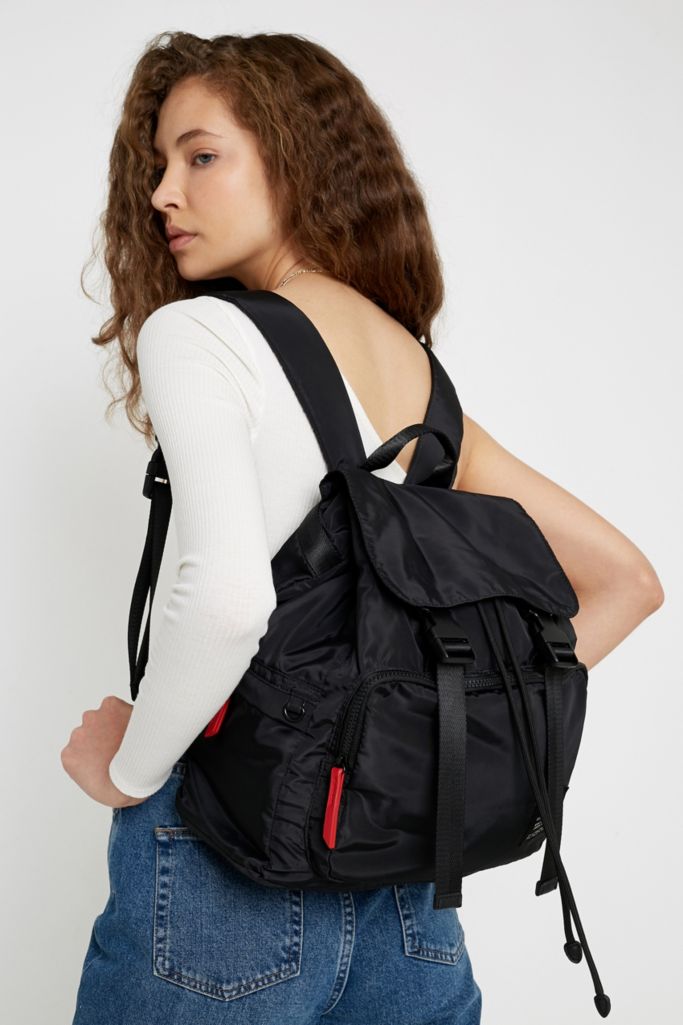 UO Nylon Double Pocket Backpack | Urban Outfitters UK