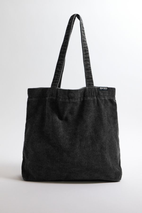 Slide View: 2: BDG Tab Corduroy Tote Bag