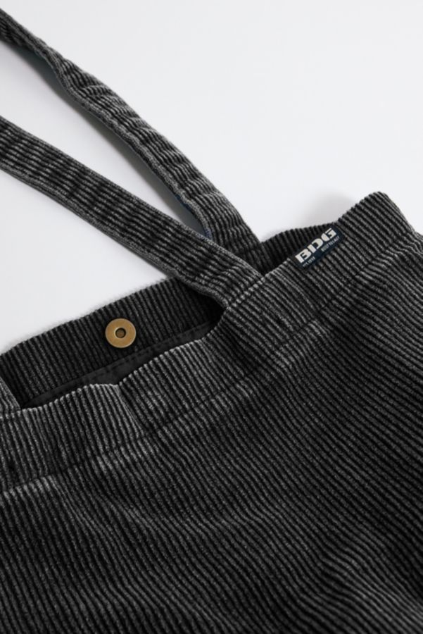 Slide View: 5: BDG Tab Corduroy Tote Bag