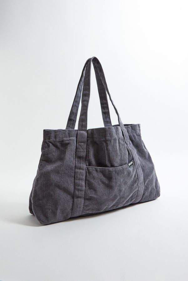 Slide View: 3: BDG Tab Corduroy Tote Bag