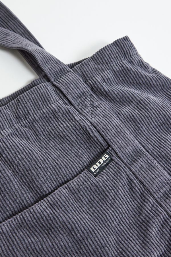 Slide View: 5: BDG Tab Corduroy Tote Bag