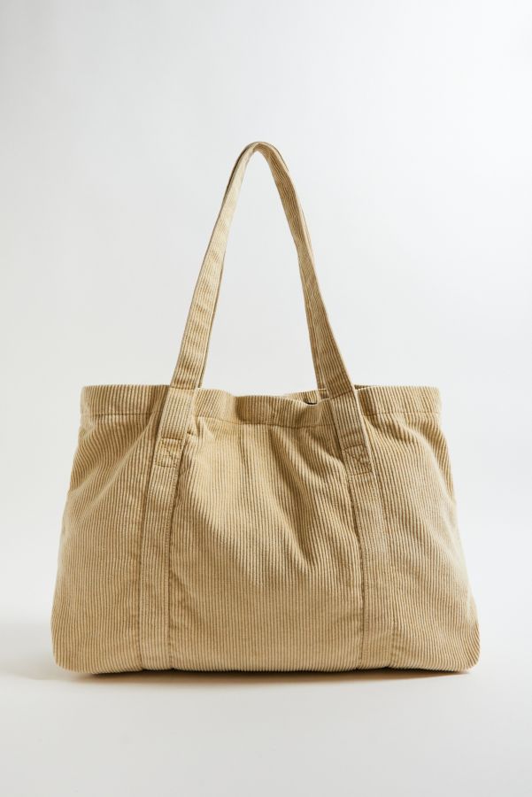 Slide View: 4: BDG Tab Corduroy Tote Bag