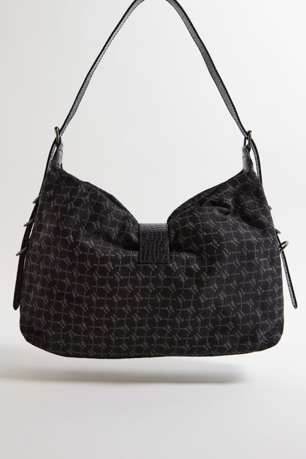 Slide View: 5: iets frans... Hayden Monogram Large Slouch Shoulder Bag