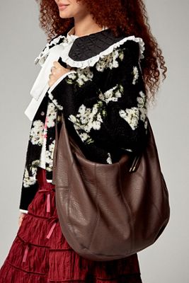 UO Casie Large Faux Leather Sling Bag