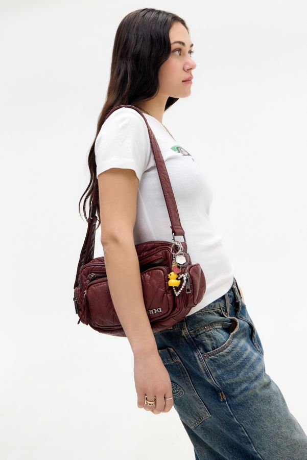 Vista diapositiva: 1: Borsa in Finta Pelle BDG Ash