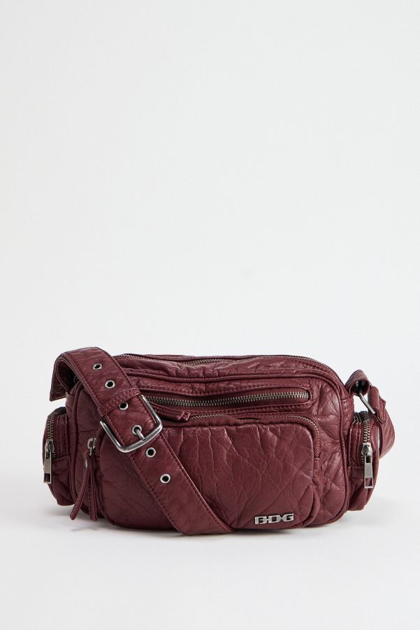 Vista diapositiva: 2: Borsa in Finta Pelle BDG Ash