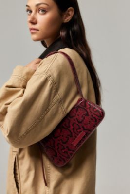 UO Mimi Snake PU Shoulder Bag