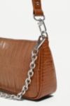 uo chain accent croc shoulder bag