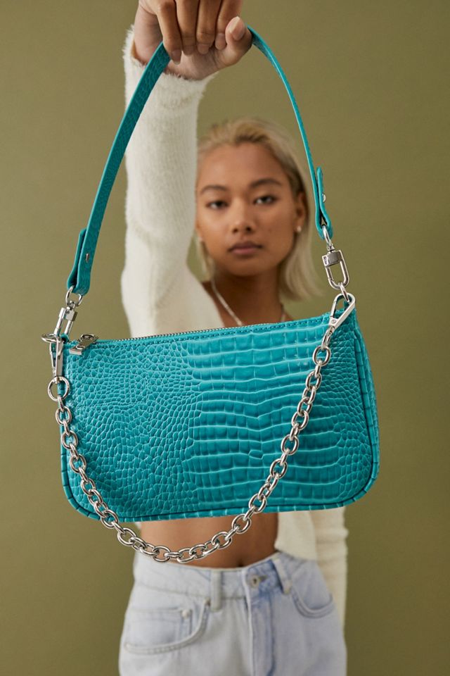 UO Chain Accent Croc Shoulder Bag Urban Outfitters UK