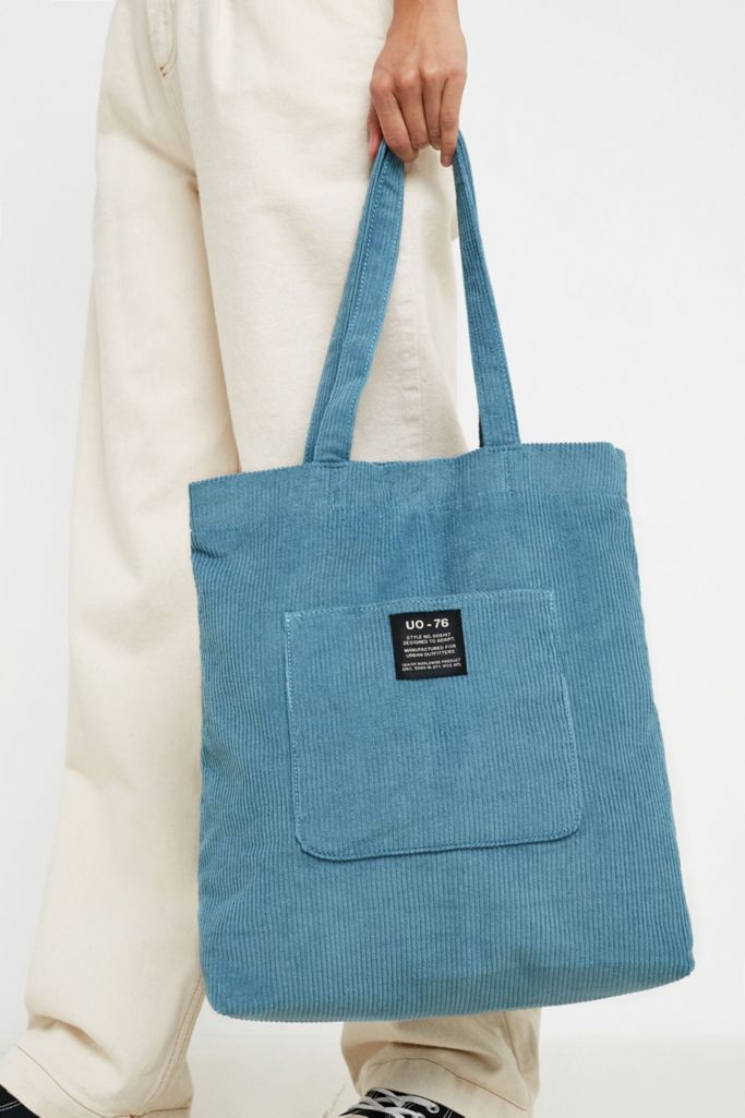 UO Corduroy Pocket Tote Bag Urban Outfitters UK