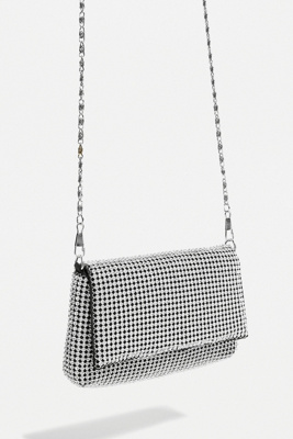 diamante cross body bag