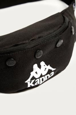 kappa black bum bag