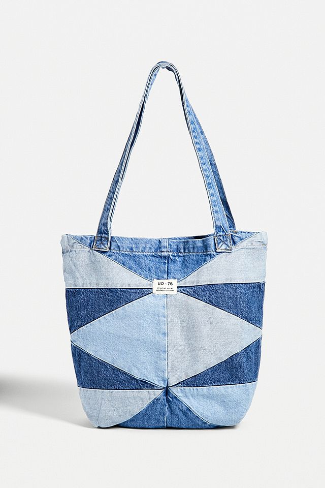 UO Diamond Patchwork Tote Bag | Urban Outfitters UK