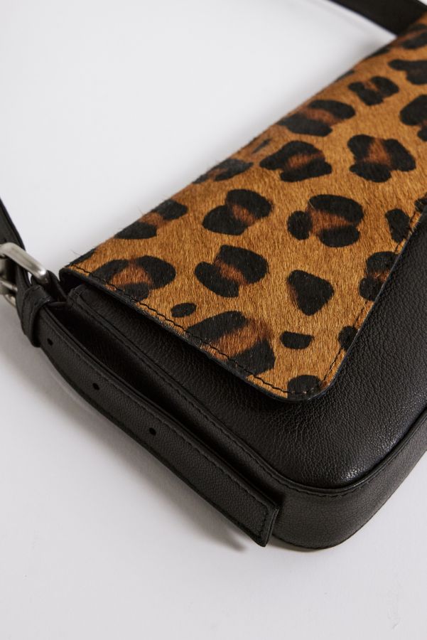 Vista diapositiva: 6: Borsa a Spalla in Pelle Stampa Leopardata UO