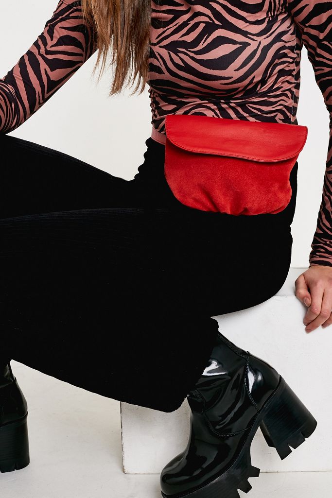 UO Leather + Suede Bum Bag | Urban Outfitters UK