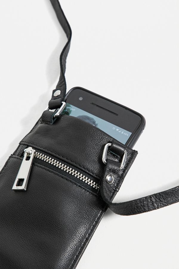 UO Leather Flat Crossbody Urban Outfitters UK