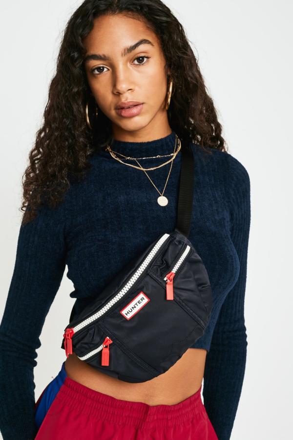 Hunter Black Original Nylon Bum Bag | Urban Outfitters UK