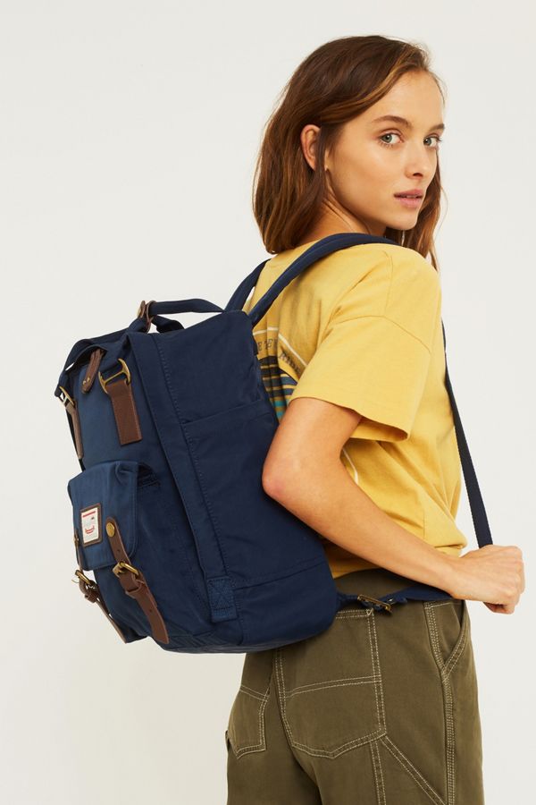 Doughnut Macaroon Navy Backpack Urban Outfitters UK