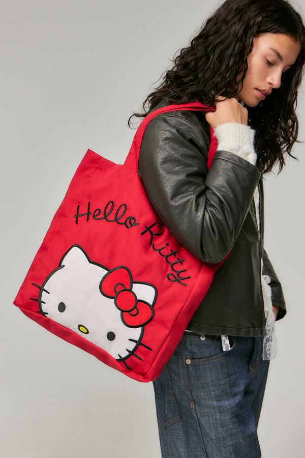 Vista de diapositivas: 1: Bolso Tote Rojo Hello Kitty de Daisy Street