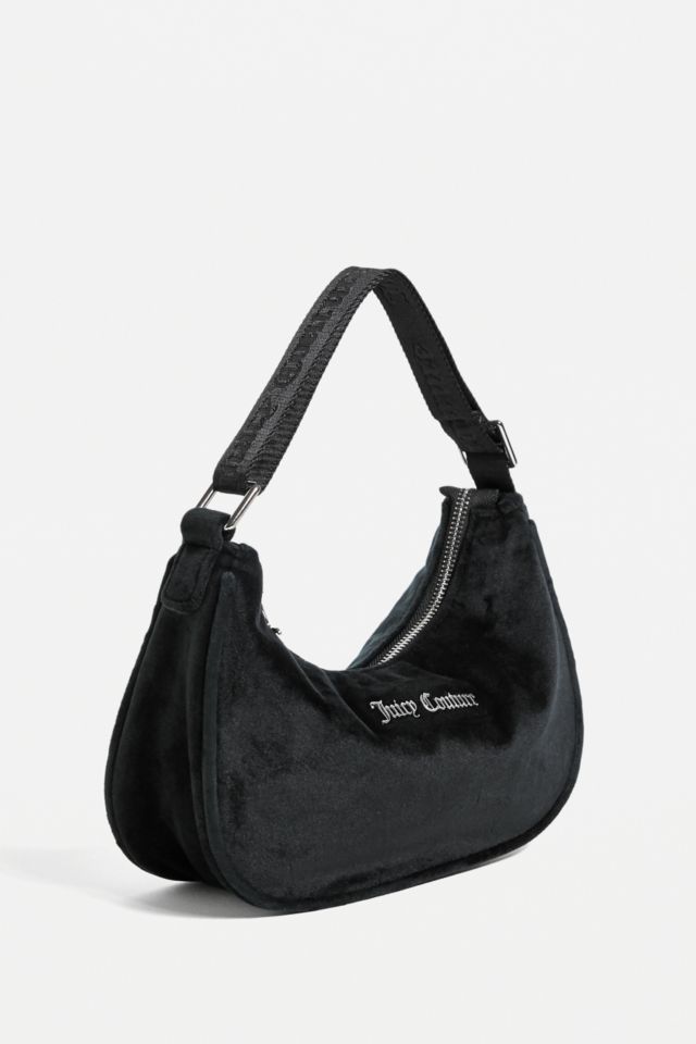 velour shoulder bag