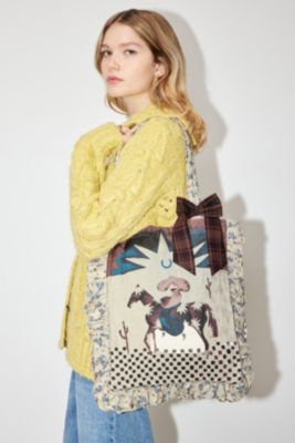 Bolsa Tote Urban Outfitters x TuftLuck Riding Star