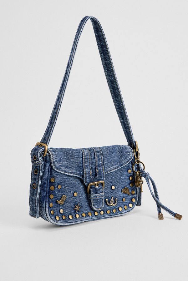 Slide View: 2: Sac à bandoulière UO Denim Western Charm