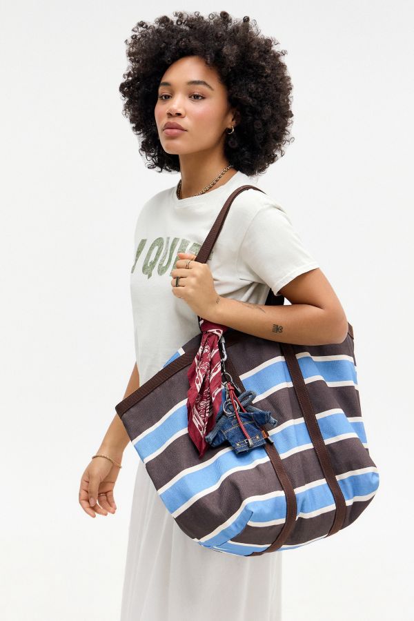 Vista de diapositivas: 1: Bolso Tote de Rayas UO