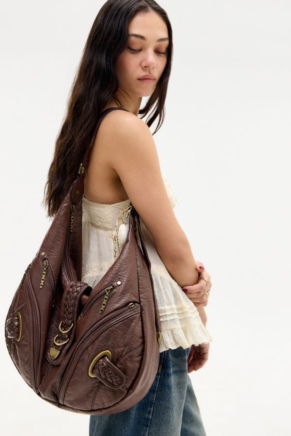 Vista diapositiva: 1: BDG Jem Buckle Slouch Bag