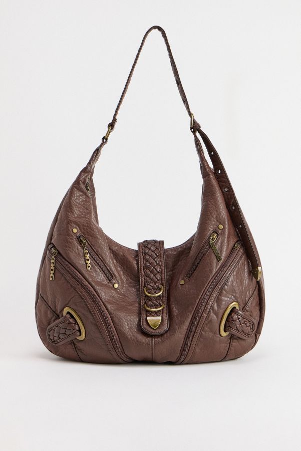 Vista diapositiva: 2: BDG Jem Buckle Slouch Bag