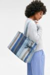 Thumbnail View 1: UO Large Stripe Woven Tote Bag