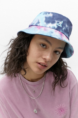 kangol bucket hat pink