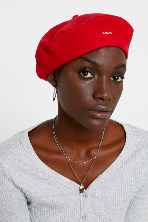 Kangol Modelaine Red Beret Urban Outfitters UK
