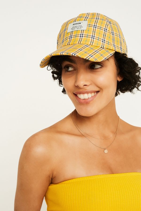 Reason Check Cap Urban Outfitters UK