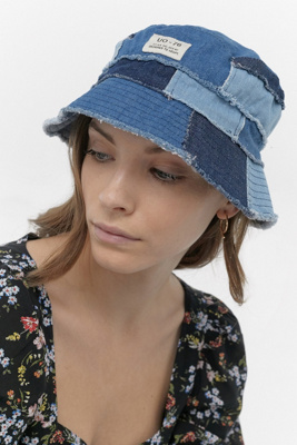 denim bucket hat