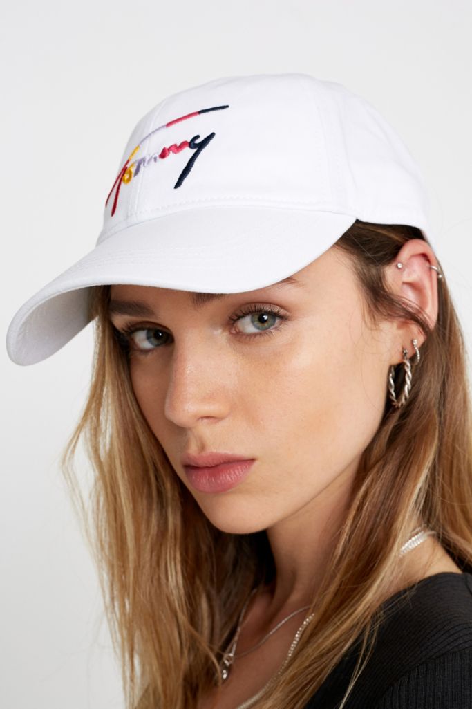 Tommy Jeans Multicolour Logo Signature Cap | Urban Outfitters UK