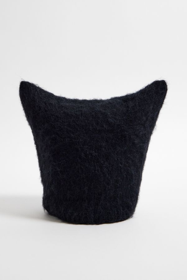 Slide View: 2: UO Brushed Ears Knit Beanie